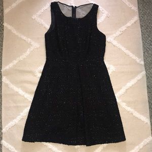 Black glittery sweater Jennifer Lopez dress